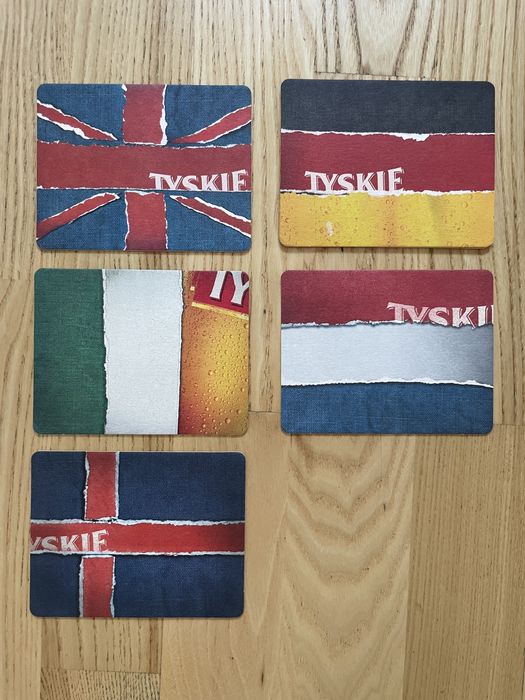 Podkładki pod piwo Tyskie - Nasze najlepsze w Europie