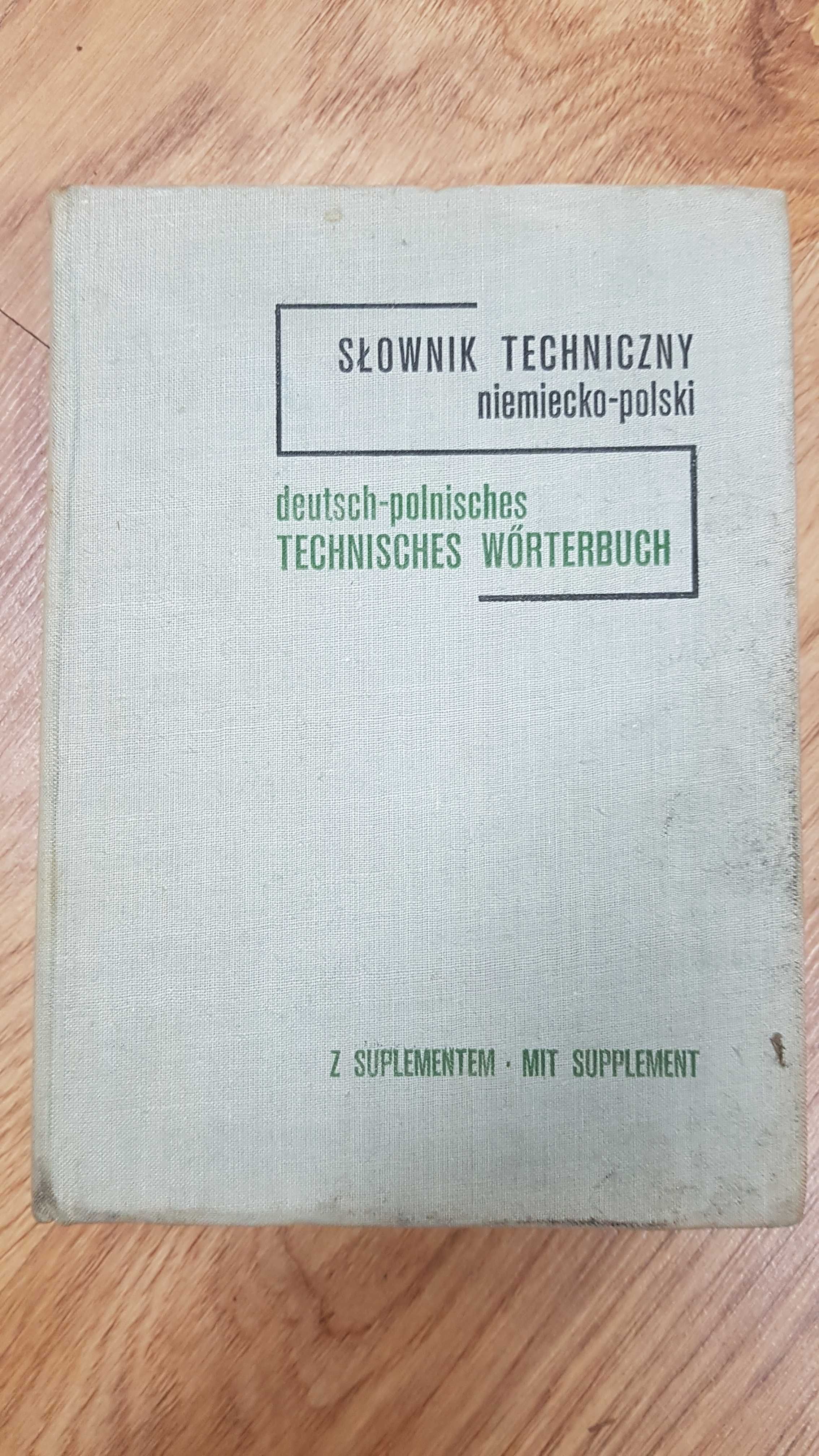 Słownik techniczny niemiecko-polski 1971