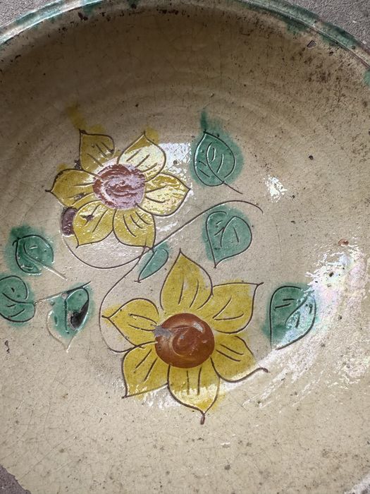 Alguidar antigo de barro