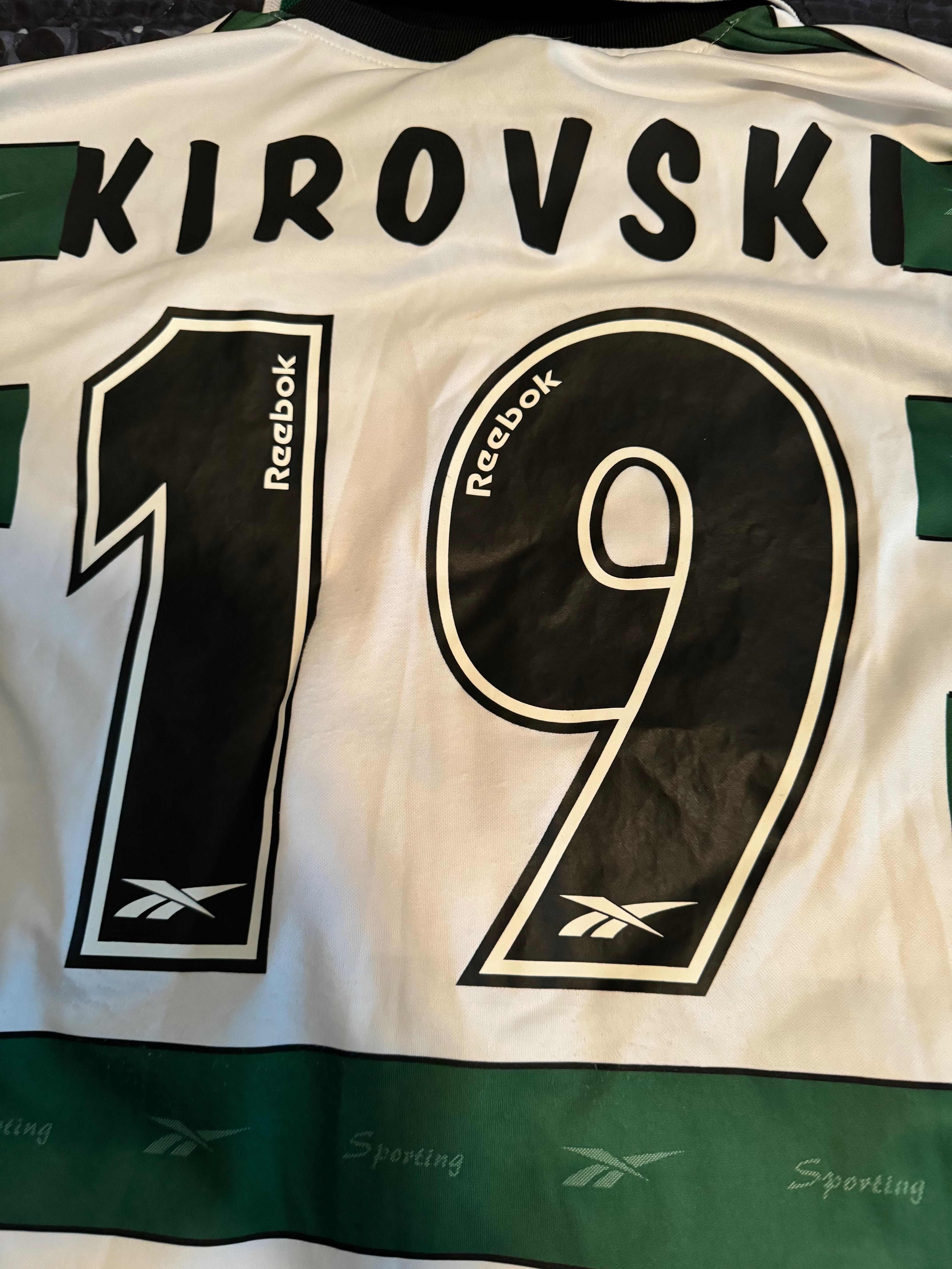 Kirosvki camisola usada de jogo do sporting portugal antiga