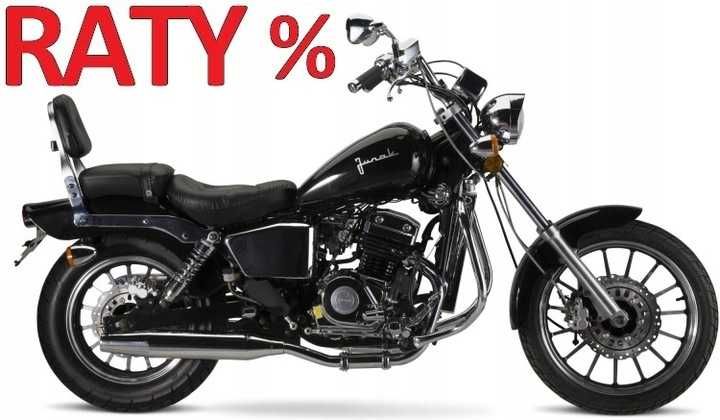 CHOPPER JUNAK M11 - 125 Szyba, Sakwy, Rolka, Frędzle - Dostawa - Śląsk