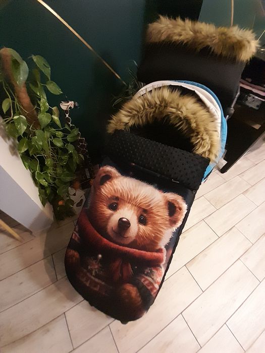 Śpiworek i Mufka wodoodporny materiał