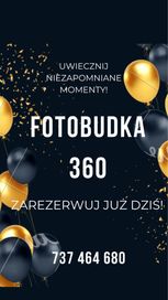 Fotobudka 360 wynajem wideobudka imprezy wesele bal eventy