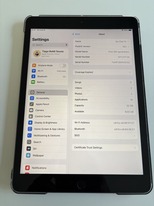 iPad 8.ª geração