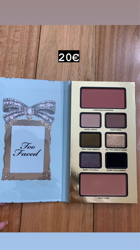 Too faced e zoeva paletas