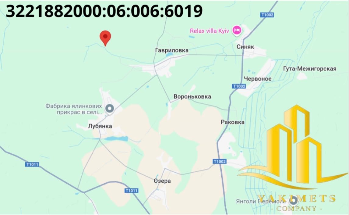 Земельна ділянка, Київська обл.,Вишгородський р-н, с. Гаврилівка