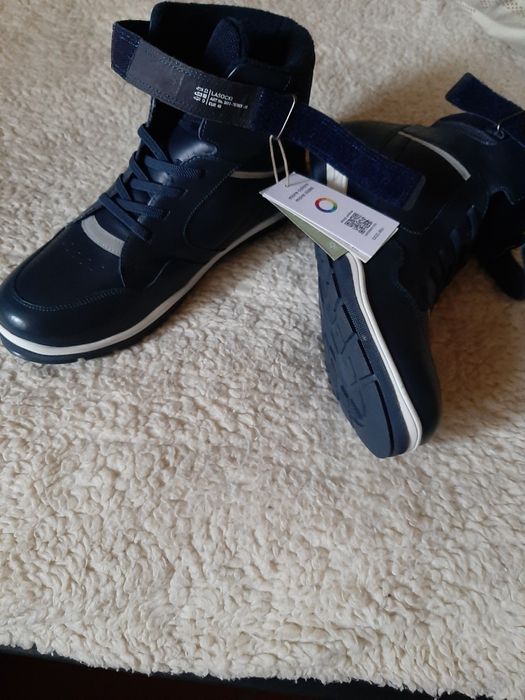 Кросівки снікерси високі шкіра Lasocki