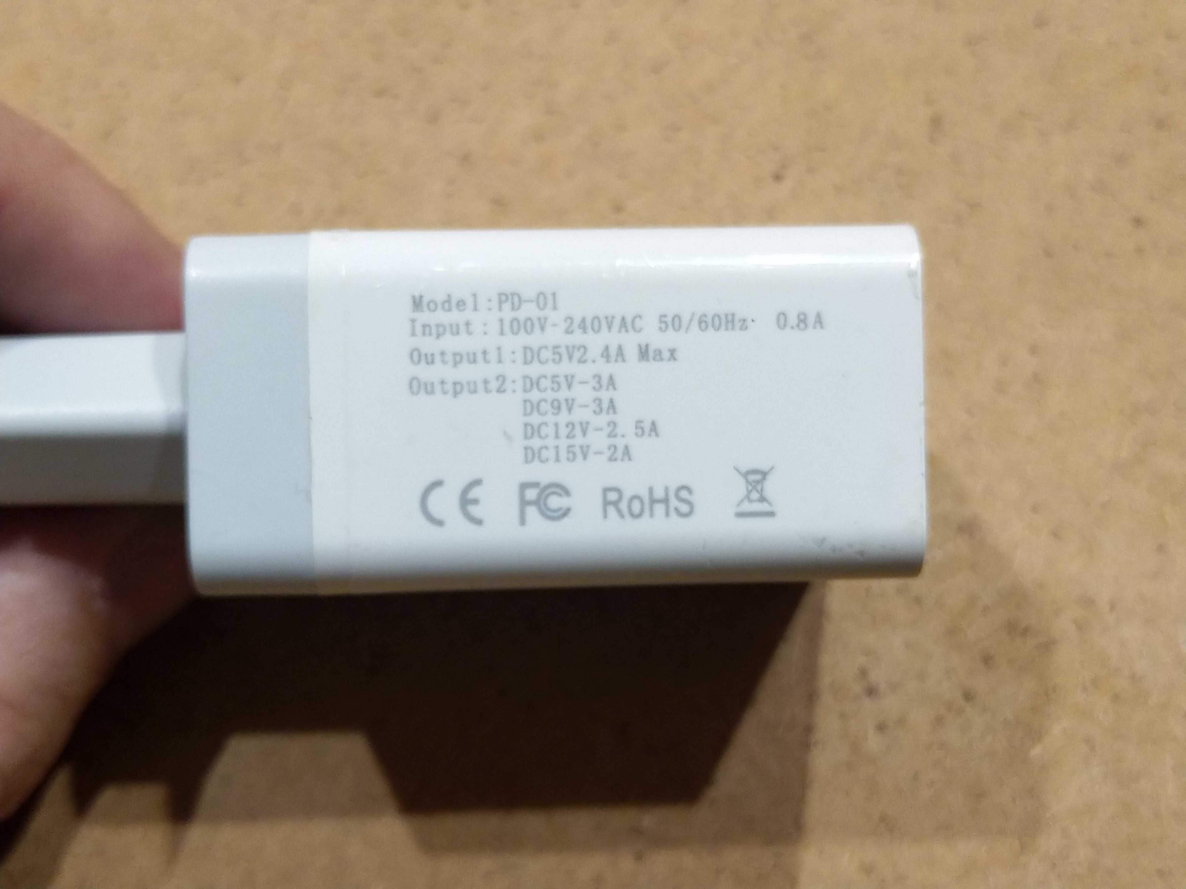 CRDC зарядное устройство USB + type-c с быстрой зарядкой 30 Вт