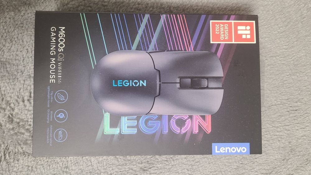 Ігрова миша Lenovo M600s QI + бездротова зарядка