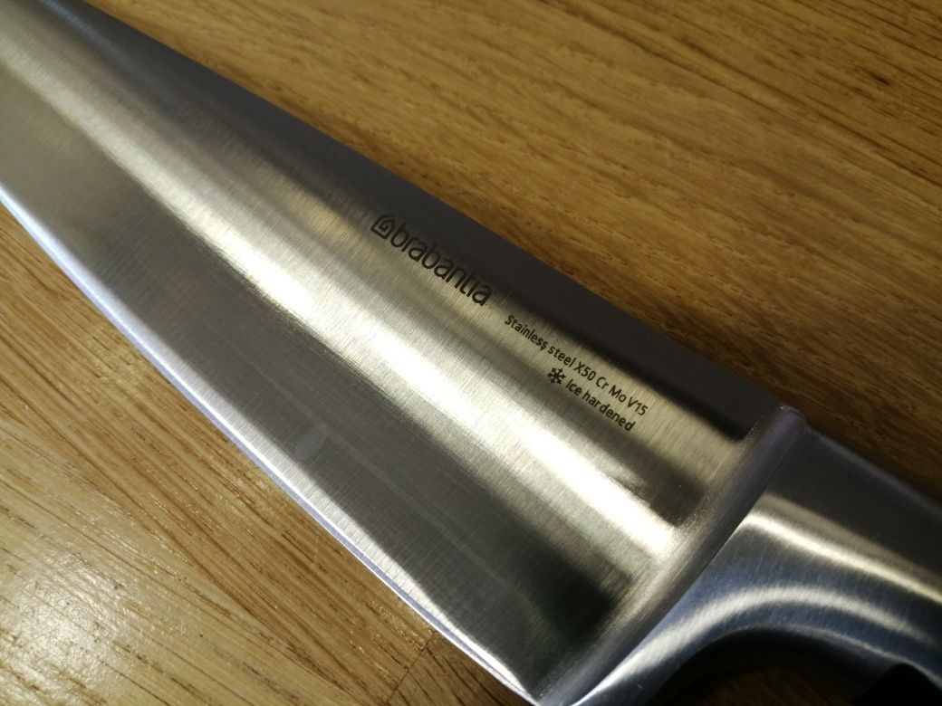Solidny nóż BRABANTIA szefa kuchni 20cm (stal X50CrMoV15)