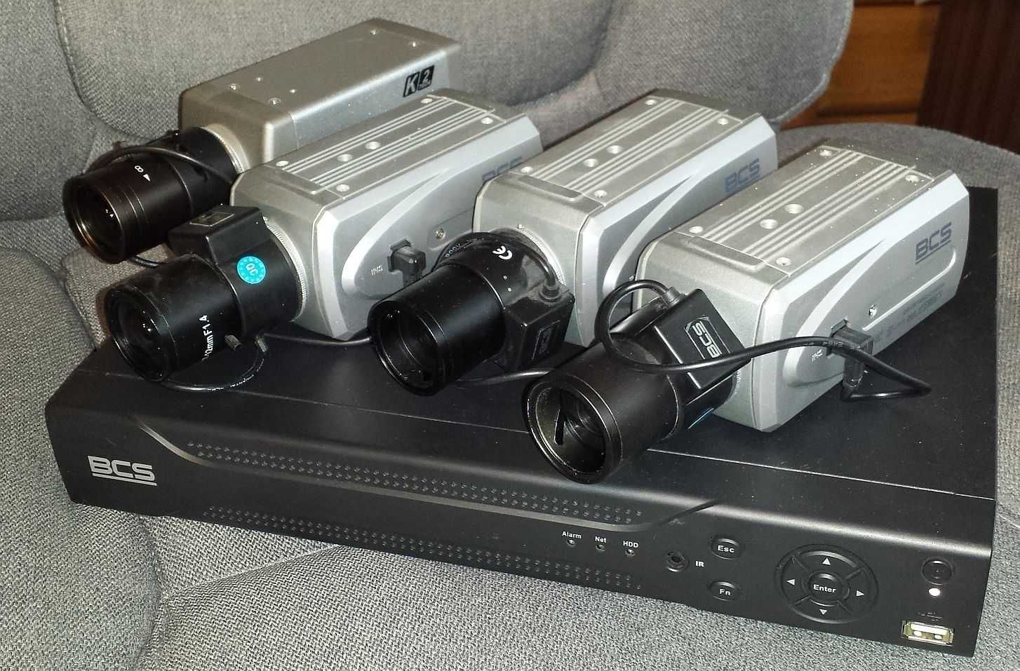 Kamery i rejestrator monitoring CCTV