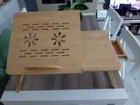 NOWY Stolik Pod Laptopa Składany Regulowany Bamboo Do Łóżka