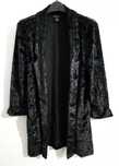 Casaco/Blazer aberto preto de veludo AMISU (NewYorker) Tam 38