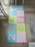 Puzzle piankowe mata edukacyjna na podloge cyfry