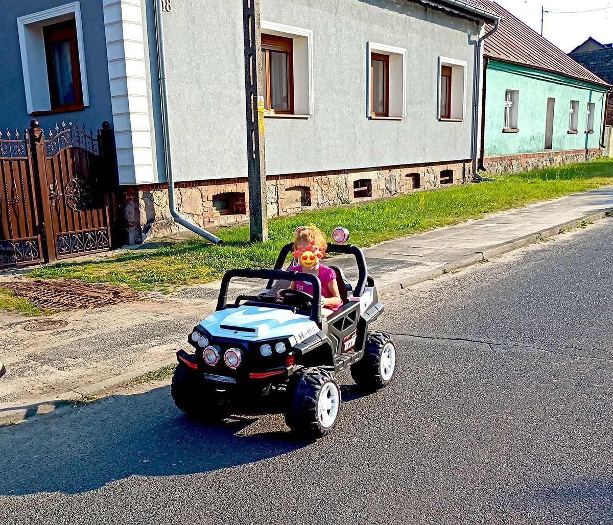 Buggy HL2188 4x4 Biały Dwuosobowy terenowy na akumulator