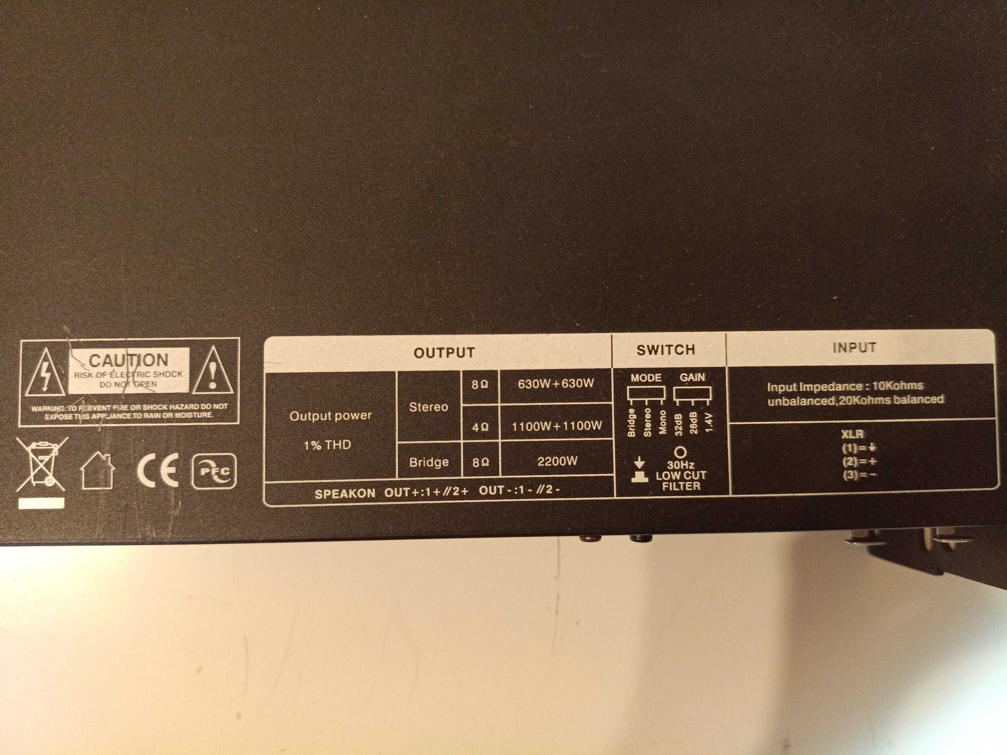 Wzmacniacze Klasy D firmy PL-AUDIO 1800W i 1100W - Synq 3k6 - Synq 2k2
