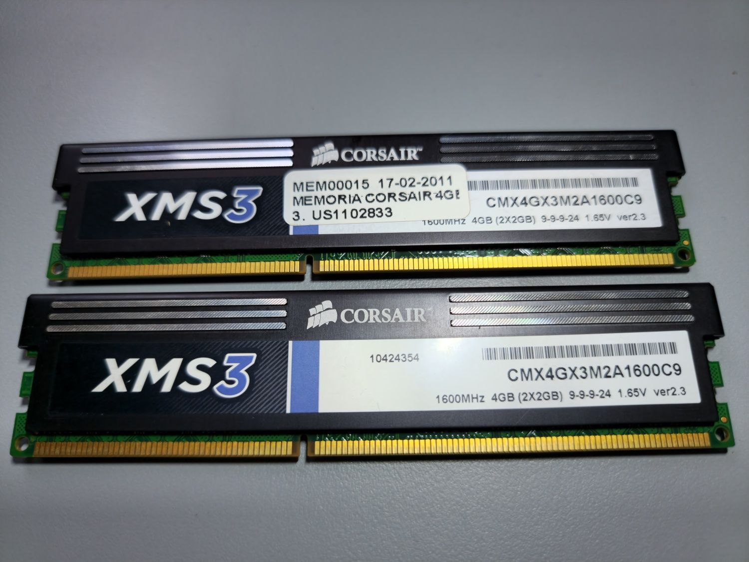 Corsair DDR3 4x4GB 8GB