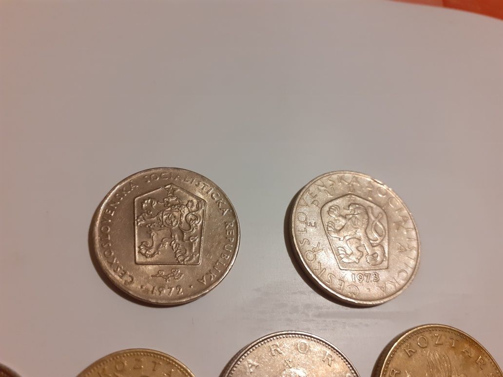 Монеты Венгрия, Чехия