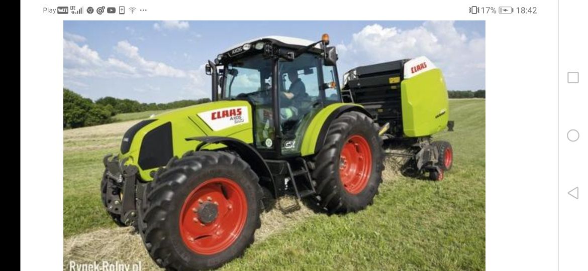 Częśći do ciągnika Claas Axos 320/330/340