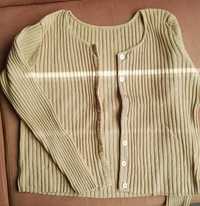 Okazja! Bawełniany, rozpinany sweterek (M) z USA. Stan bdb.