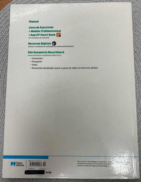 Geometria Descritiva A Manual A 10 Porto Editora