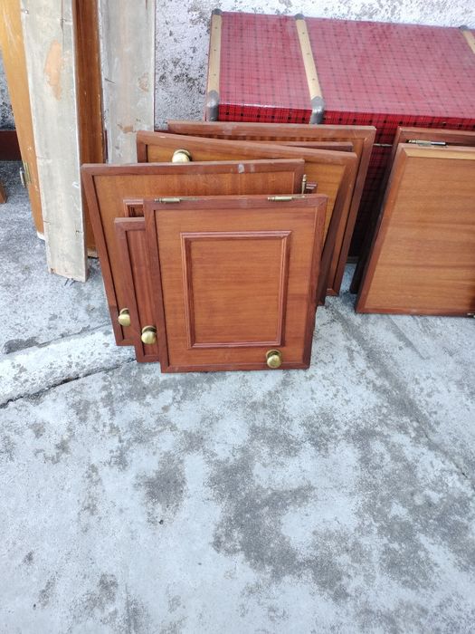 Portas usadas envidraçadas