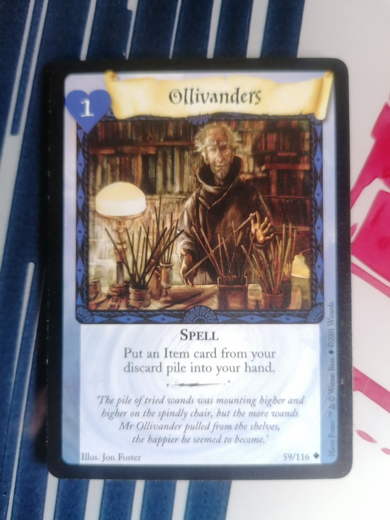 Cartas Harry Potter trading card game inglês