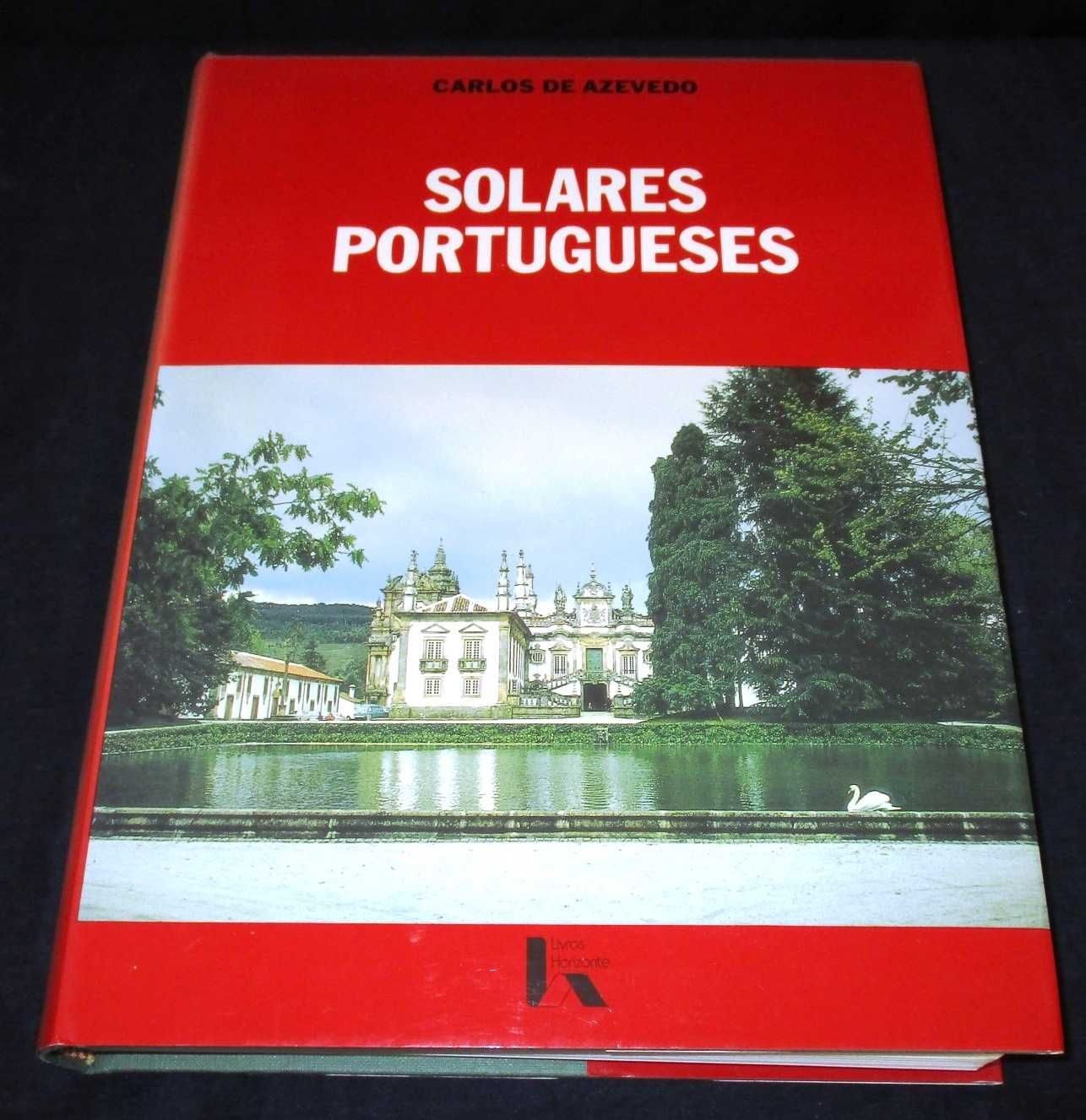 Livro Solares Portugueses Carlos de Azevedo Livros Horizonte 1988