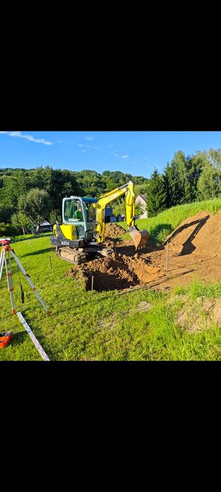 Usługi minikoparką i wywrotką do 3,5t