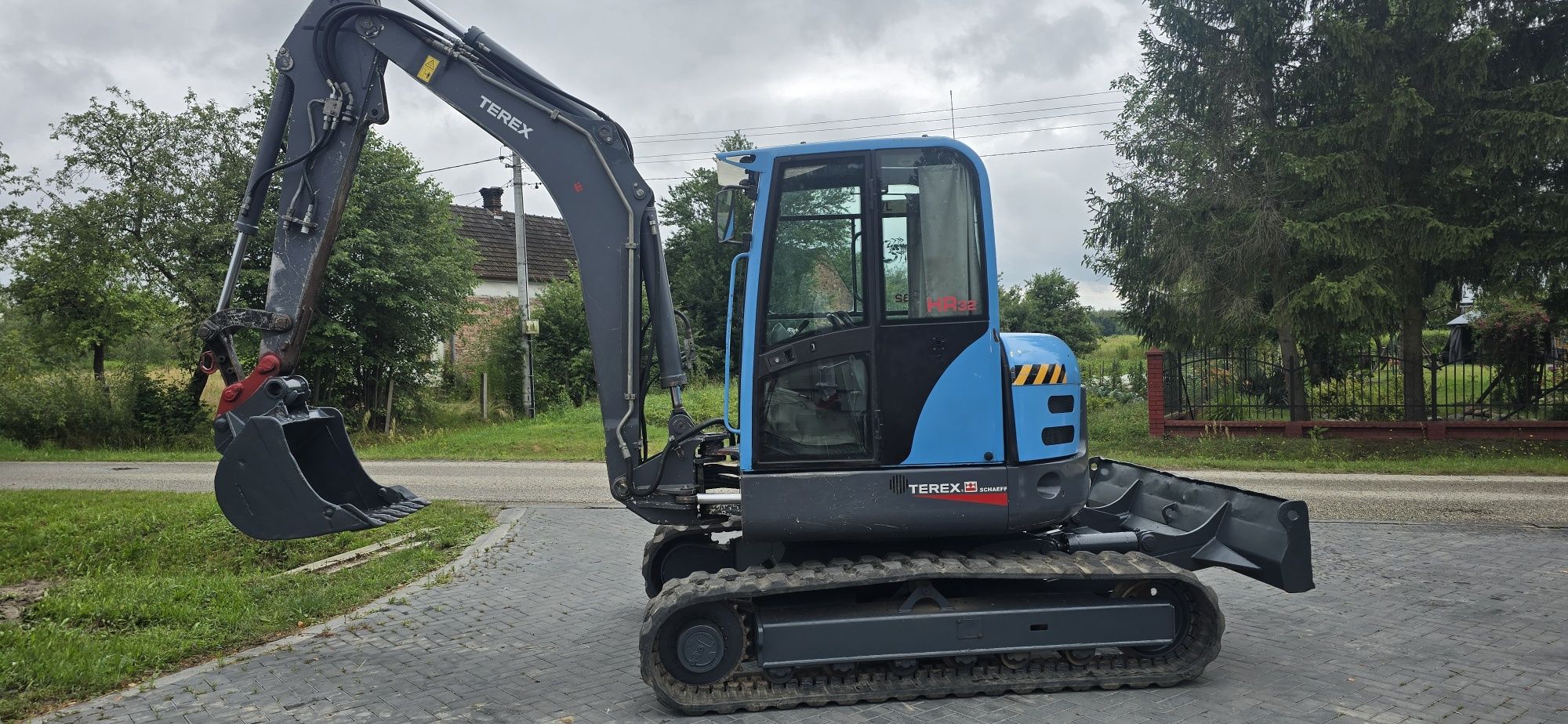 Minikoparka terex 7.5t Super Stan Mocna koparka Sztywna!