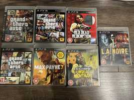 Gta san andreas + 4 IV dodatki + red dead redemption max payne ps3