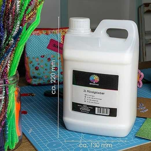 Klej w płynie 2 L do prac ręcznych dla dzieci bez rozpuszczalników