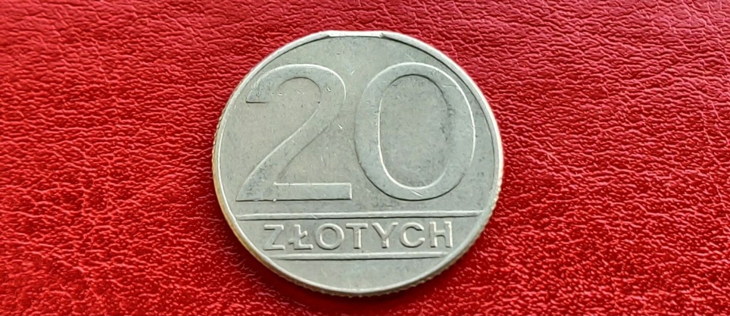 20 złotych 1989r Destrukt stan 1