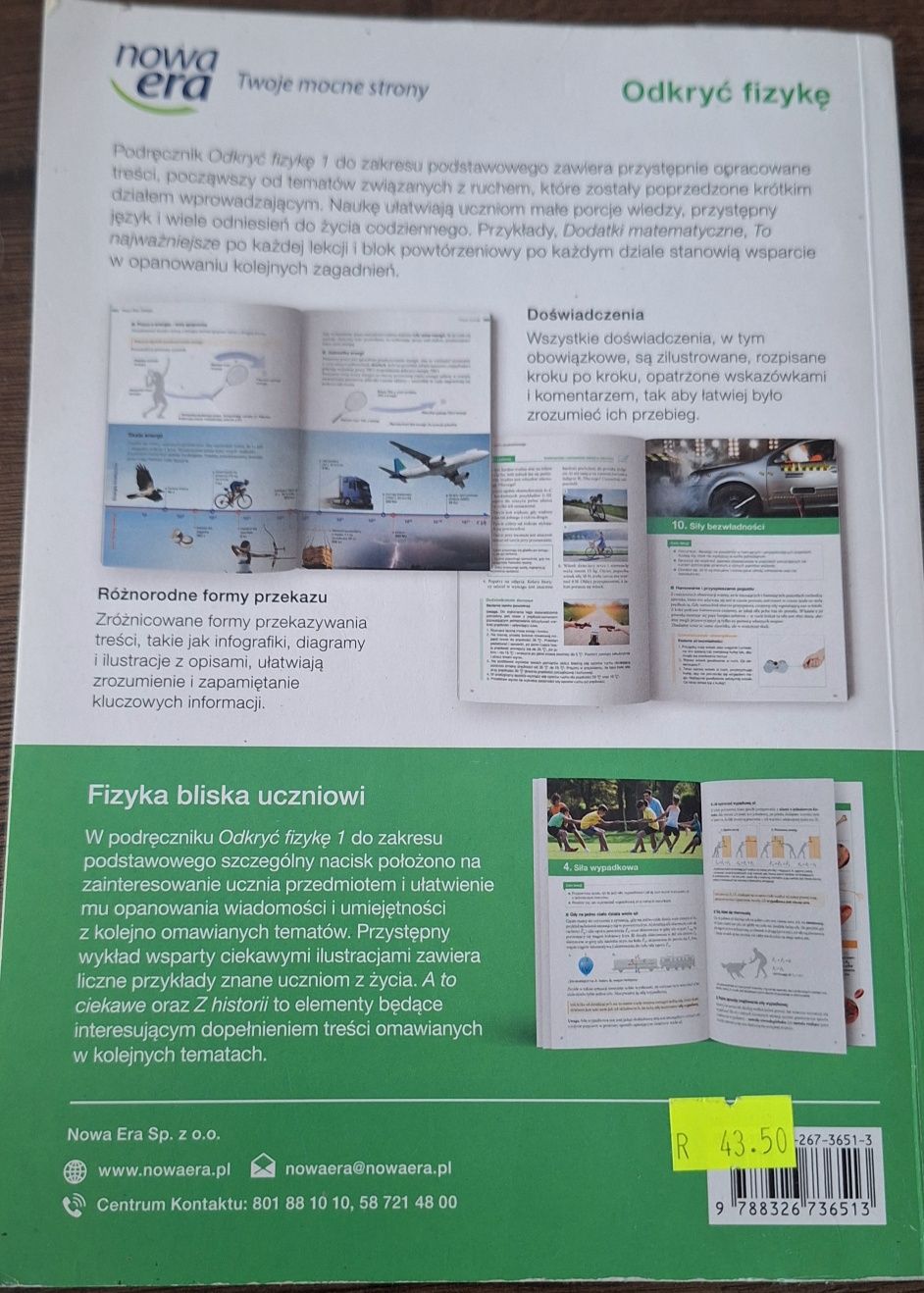Fizyka klasa 1 poziom podstawowy