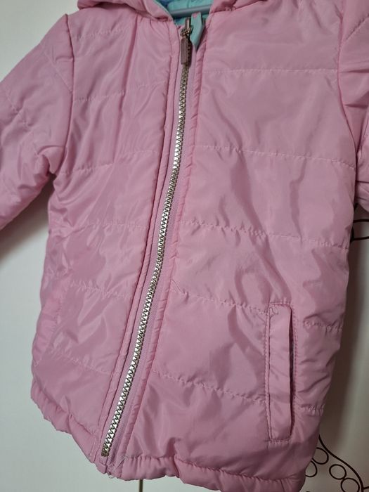 Kurtka dla dziewczynki dwustronna 92 98