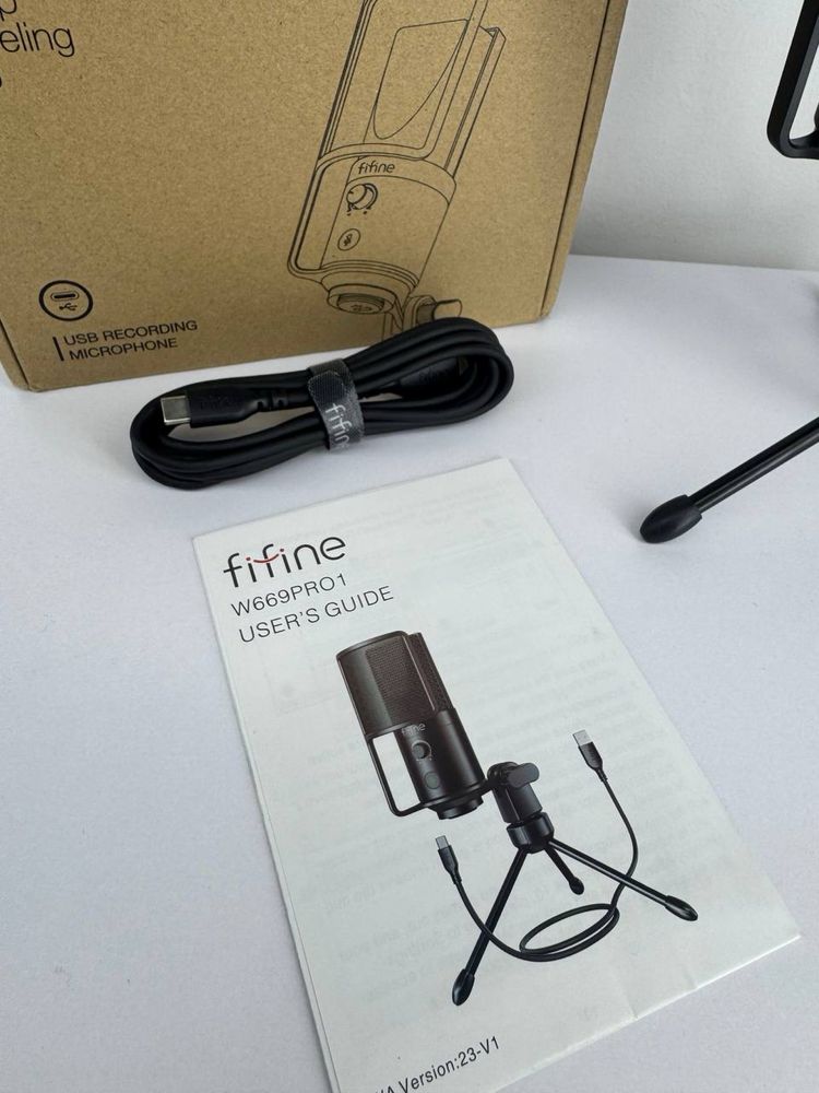 Мікрофон Fifine K669PRO1 геймерський стрімінг микрофон hyperX A8 A6