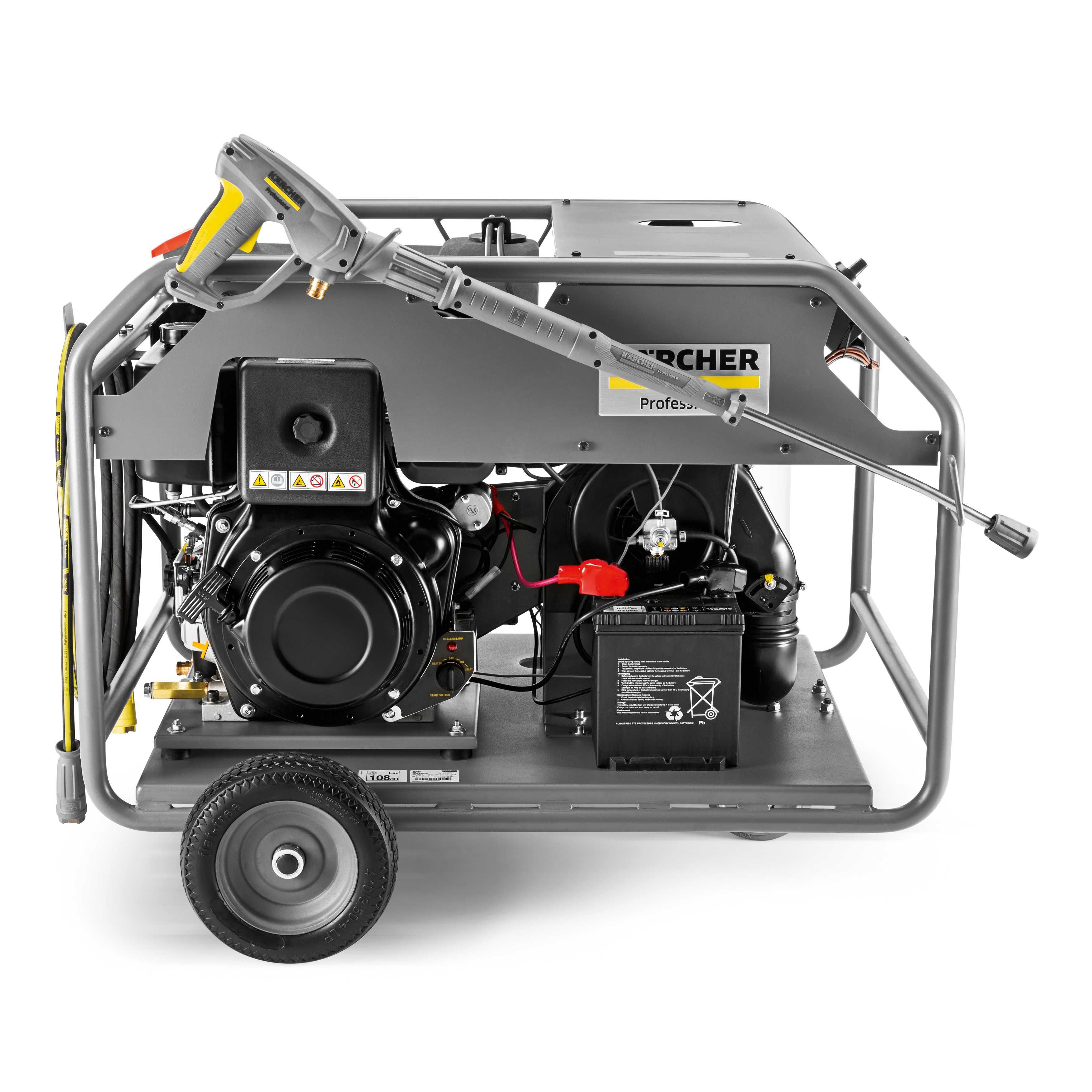SPALINOWA Myjka ciśnieniowa GORĄCOWODNA KARCHER HDS 8/20 D - 200bar