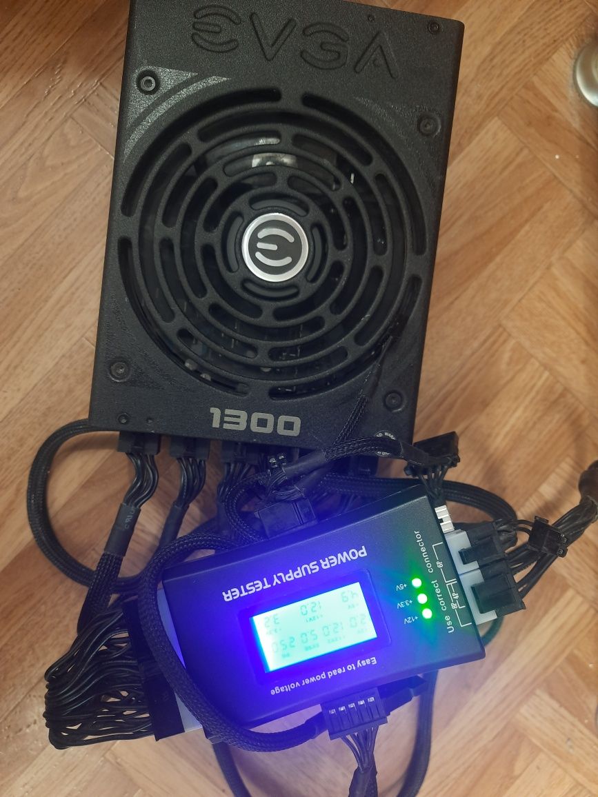 КАК НОВЫЙ БП Super EVGA 1300W 80+ GOLD и дргие, БП