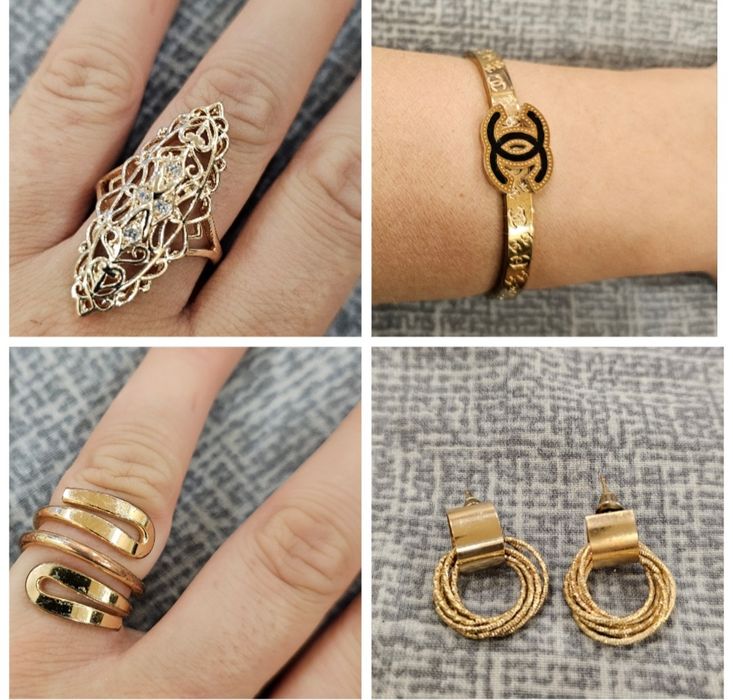 Медичне золото медицинское сережки, браслет, кольца