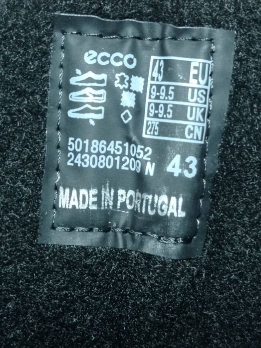 Черевики шкіряні ECCO Byway 40,43р.