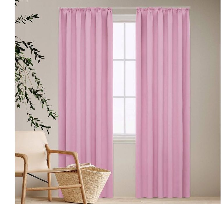 Zasłona zaciemniająca Deconovo 140x160cm 2szt Termiczne