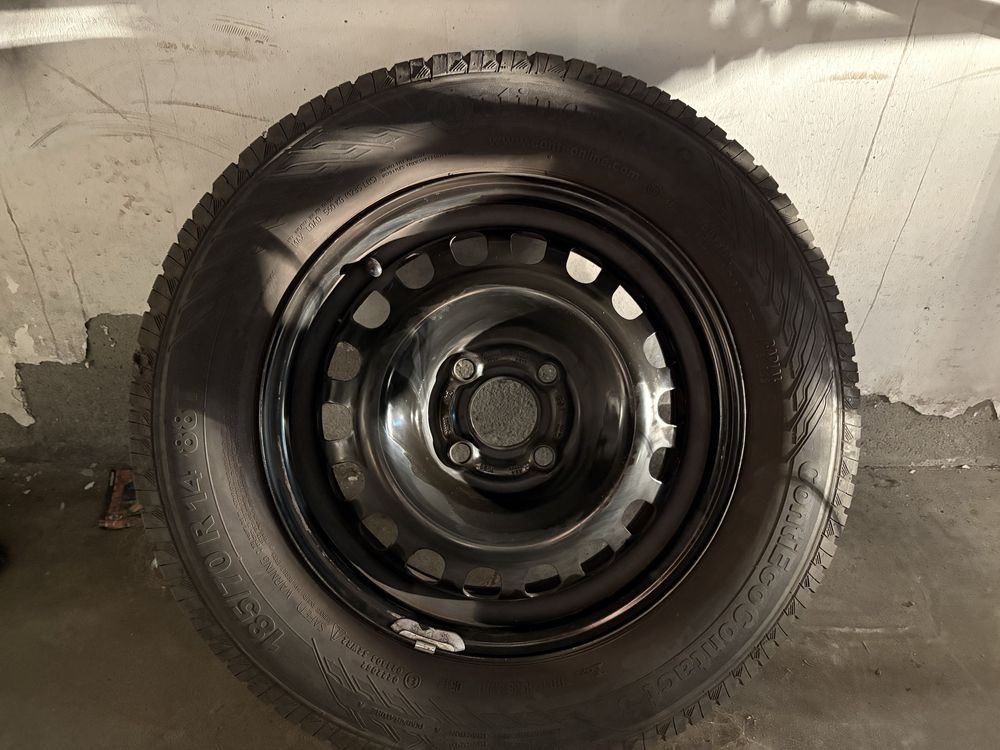 Koła opel 4x100 bez korozji  +orginalne kołpaki