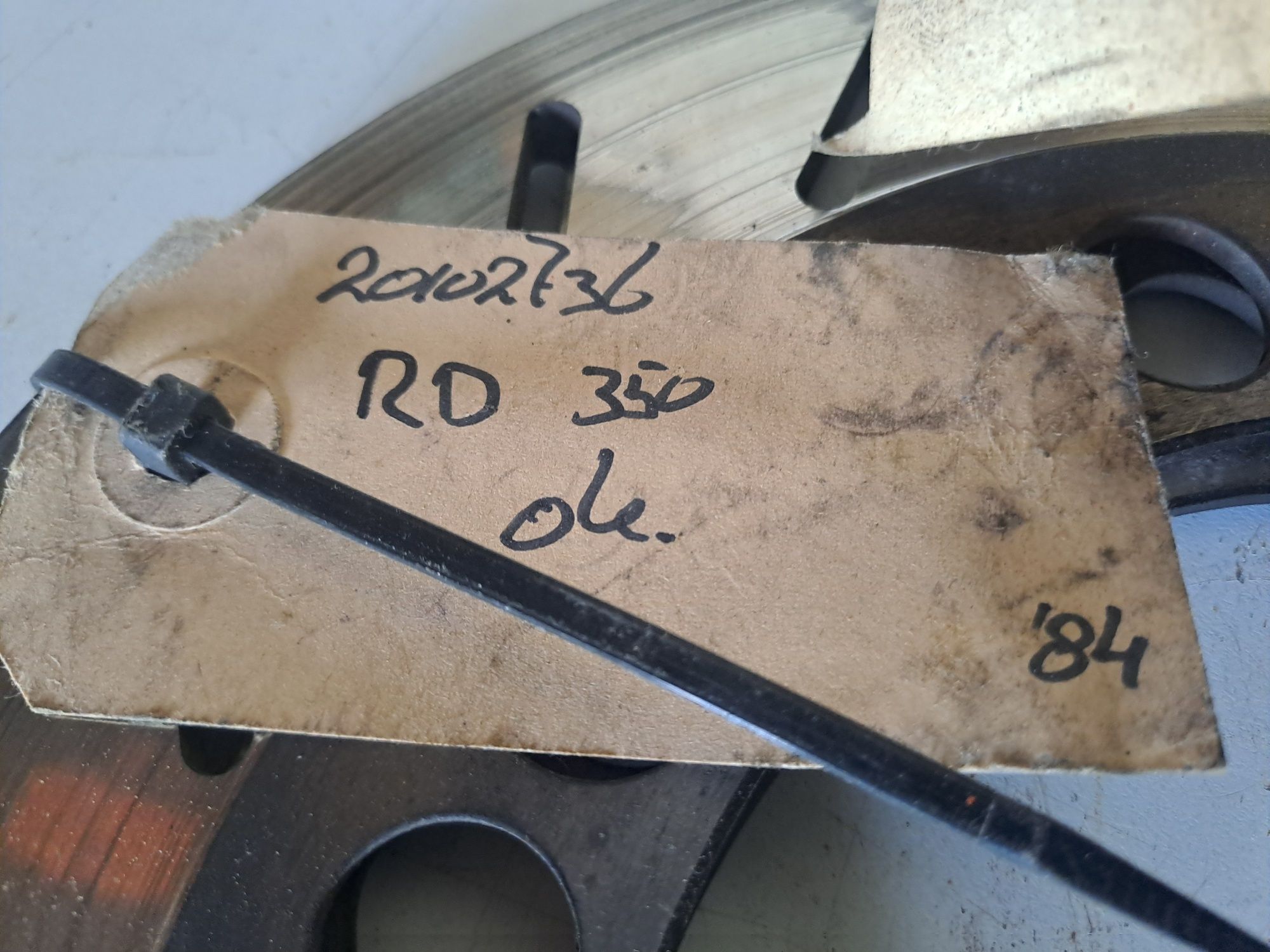 Discos frontais oriunda de uma RZ/RD350