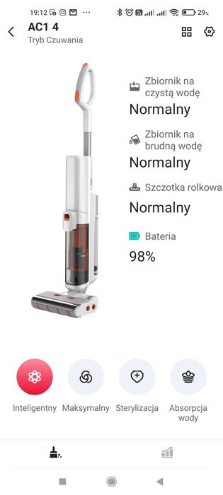 2 sztuki Bezprzewodowy Odkurzacz Ultenic AC1 na Mokro i Sucho WiFi