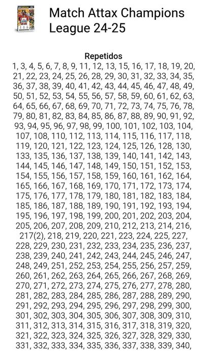 Match Attax 2024/25