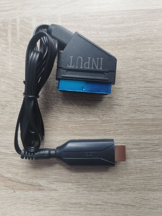 Kabel adapter konwerter z Euro Scart do HDMI