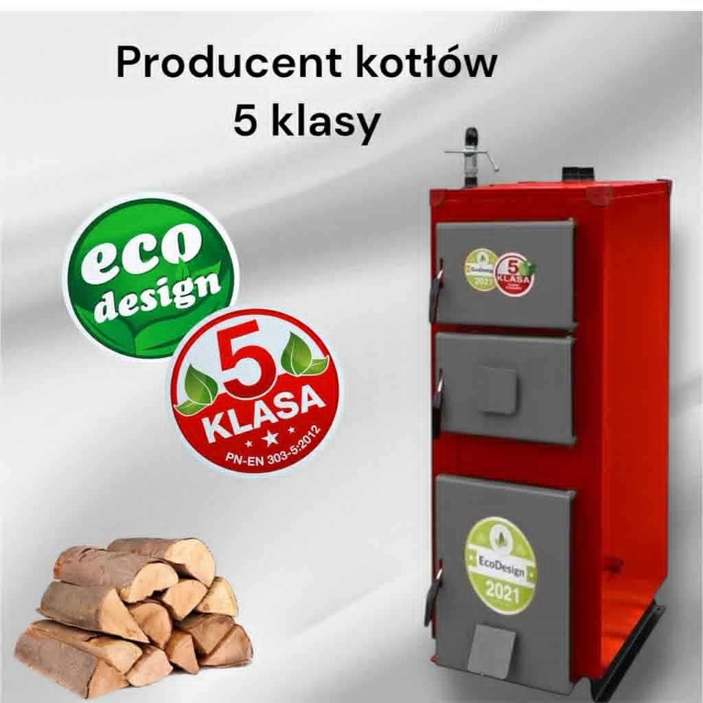 Kotły 10 kW Pleszewskie FENIKS UNI Piece zasypowe węglowe drewno Piec