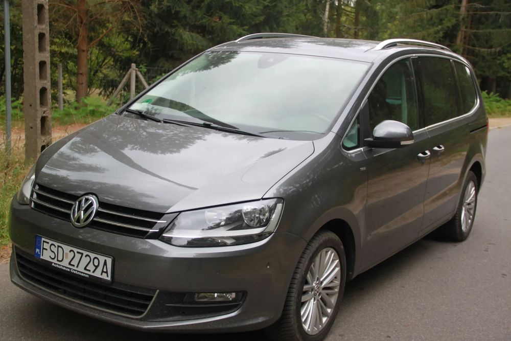 Volkswagen Sharan VW Sharan z pancernym silnikiem 2,0 tdi 177 KM z 2014r