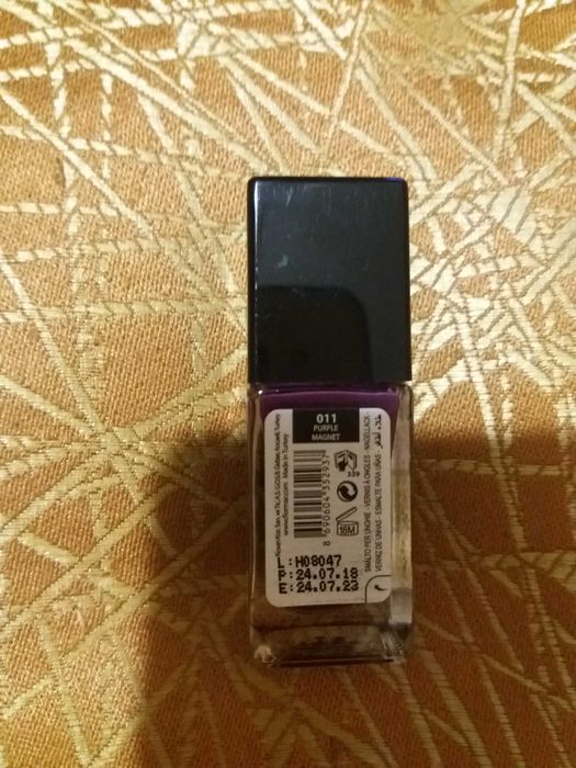 Лак для ногтей Flormar Shine & Color № 011 Purple magnet, 8 мл