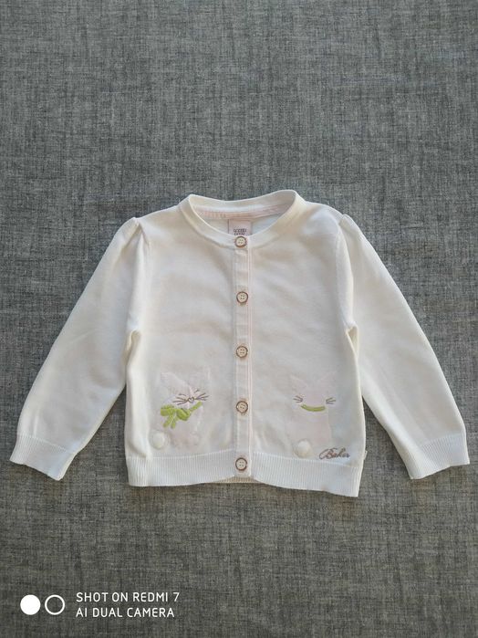 Sweterek niemowlęcy dla dziewczynki rozm 74-80cm[9-12mies]Ted Baker
